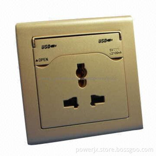 International Electric USB Wall Switch Socket